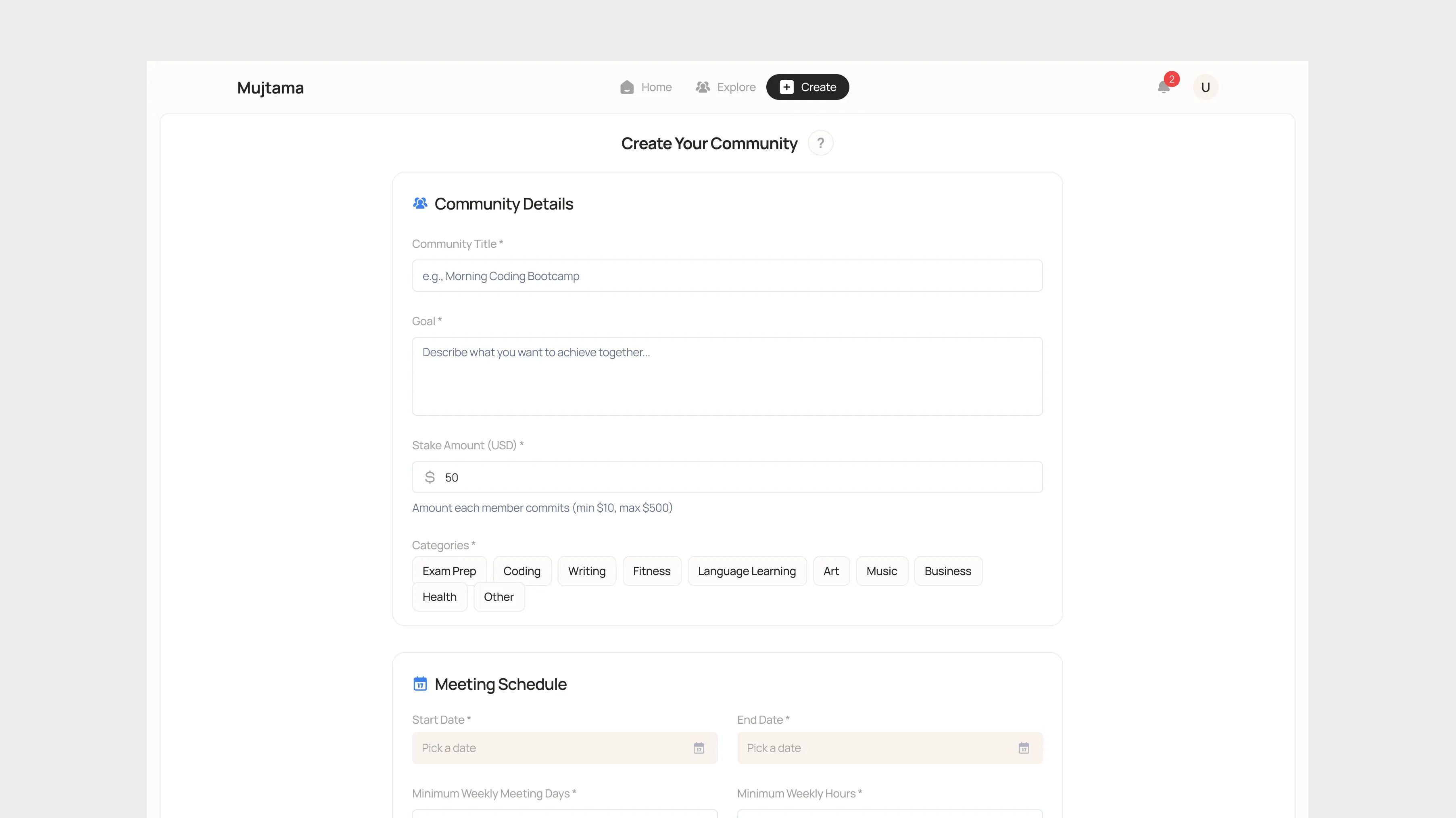 Mujtama case study, detail 2